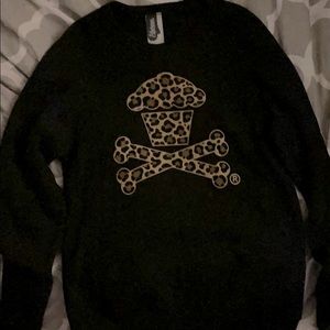 Leopard Johnny Cupcakes Pullover